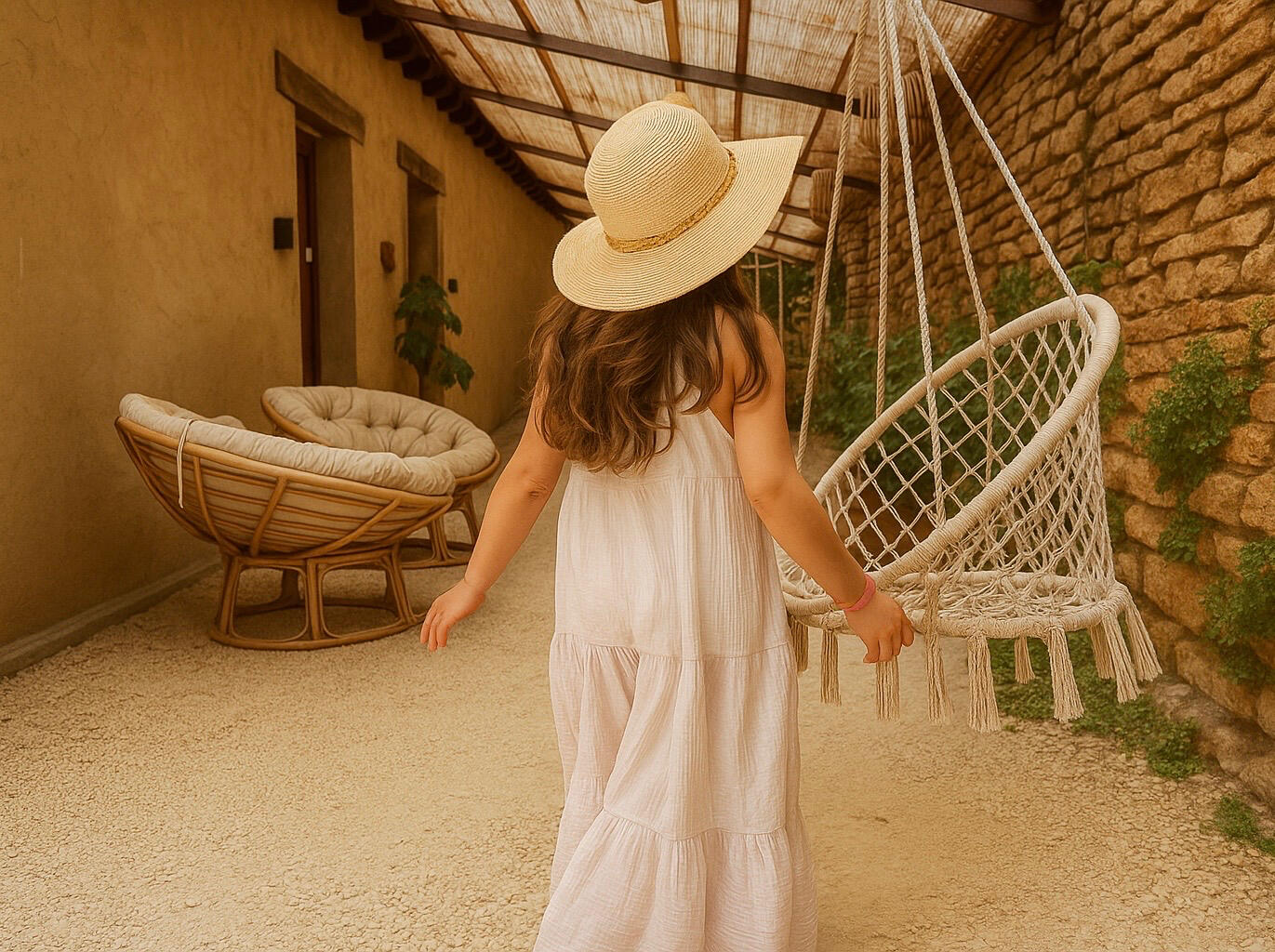 Luxury gîte Le Vélo Rouge & Gîte Le Vélo Bleu at Le Petit Domaine in South West France with stone house, private terrace, vegetable garden, kids swimming pool, free parking & air conditioning.